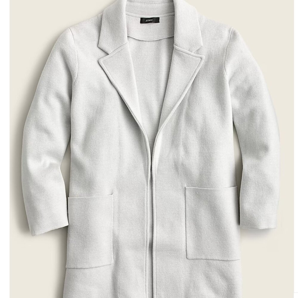 Sophie open-front sweater-blazer Gray S